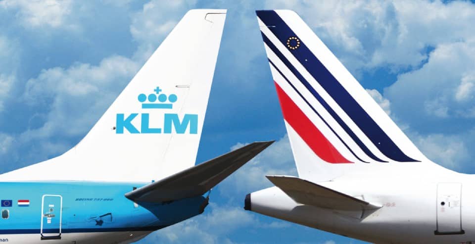 Зимняя маршрутная сеть Air France и KLM