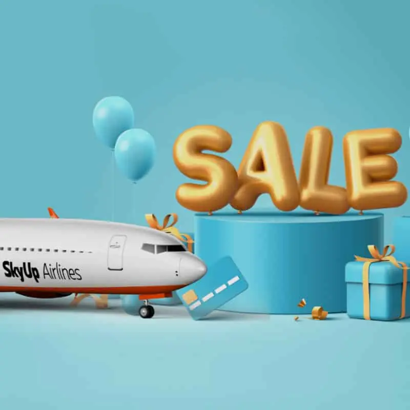 Тариф на перелёты в 1$ от авиакомпании SkyUp
